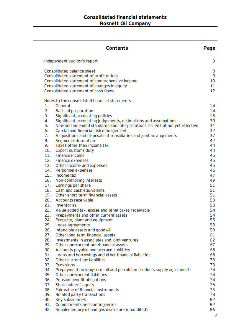 俄罗斯石油公司（ROSNEFT OIL）2021年财报（英文版）.pdf 第2页