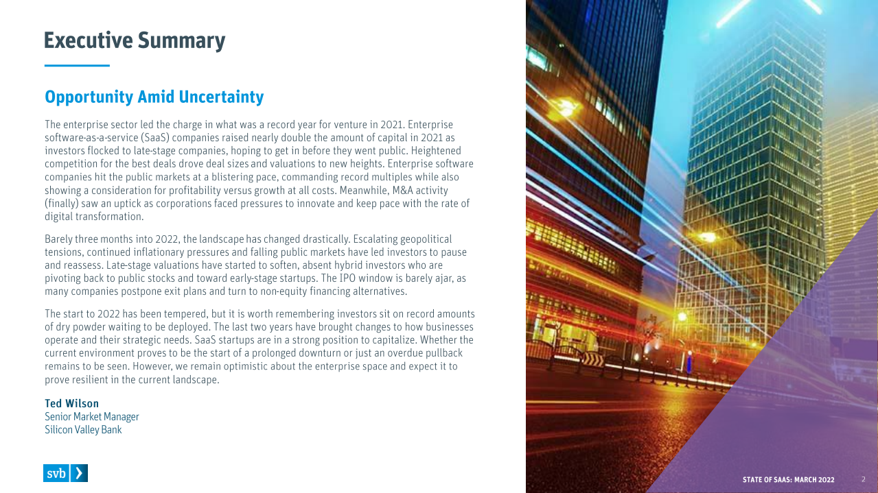 硅谷银行（SVB）：2022年SaaS行业态势报告（英文版）.pdf 第2页
