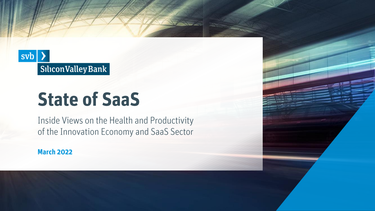 硅谷银行（SVB）：2022年SaaS行业态势报告（英文版）.pdf 第1页