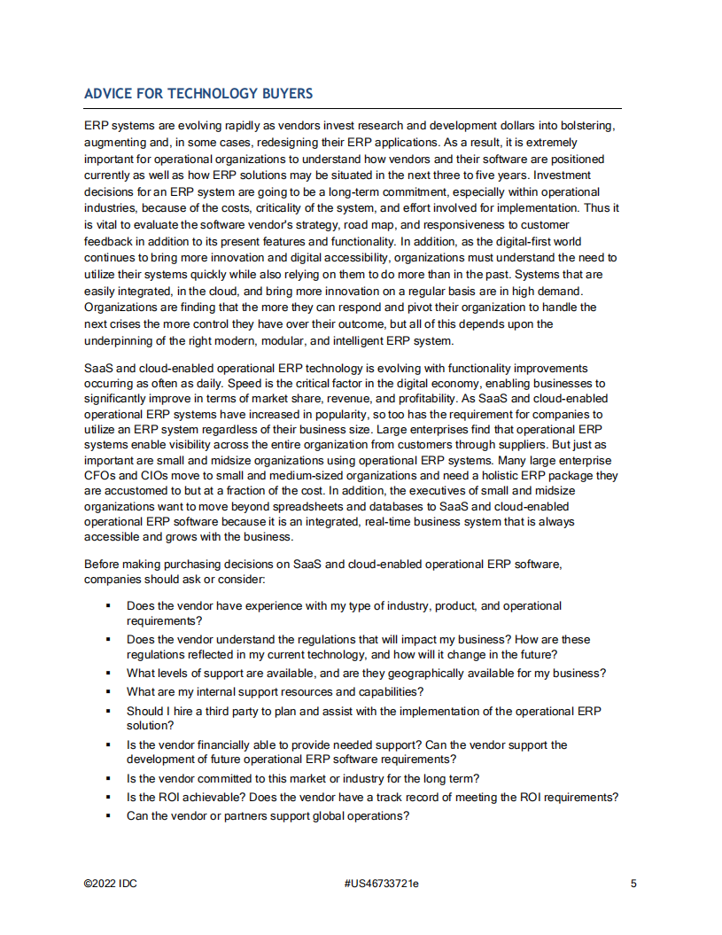 国际数据公司（IDC）：2022年全球SaaS和云ERP应用市场供应商评估报告（英文版）.pdf 第5页