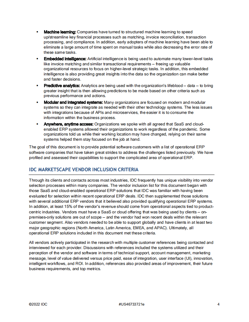 国际数据公司（IDC）：2022年全球SaaS和云ERP应用市场供应商评估报告（英文版）.pdf 第4页