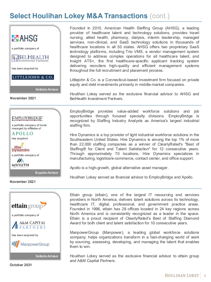 华利安（Houlihan Lokey）：2022年冬季人力资本管理行业更新报告（英文版）.pdf 第5页