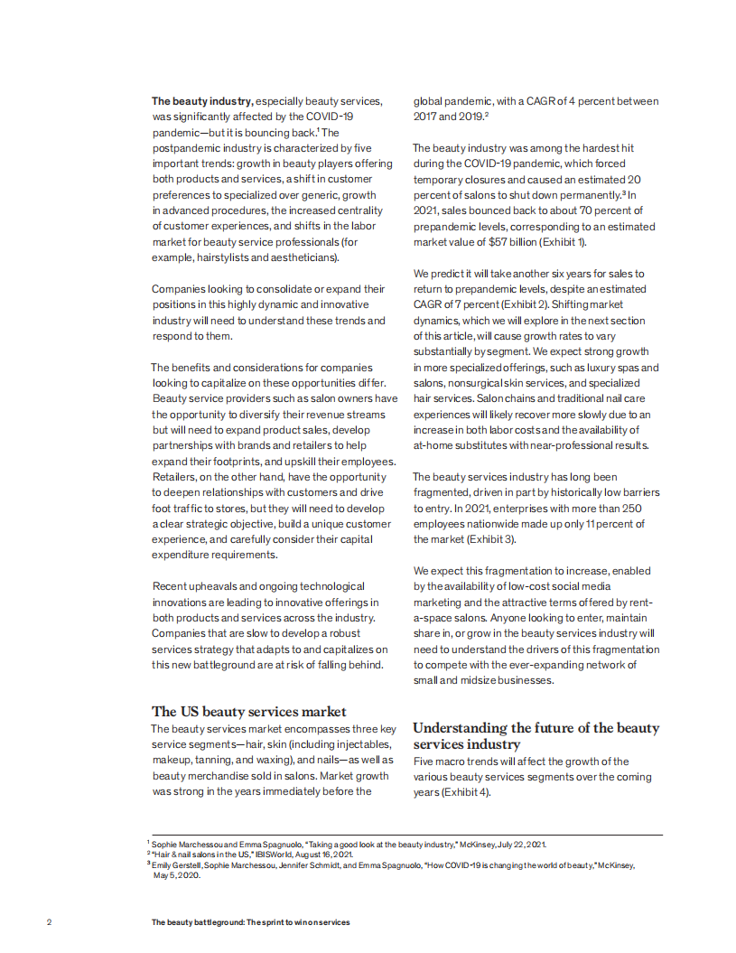 麦肯锡（McKinsey）：美容行业竞争态势-以服务取胜（英文版）.pdf 第2页
