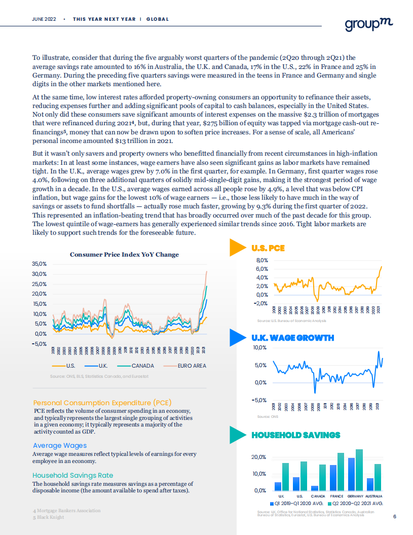 群邑集团（GroupM）：2022年全球及法国广告市场年中预测报告（英文版）.pdf 第6页