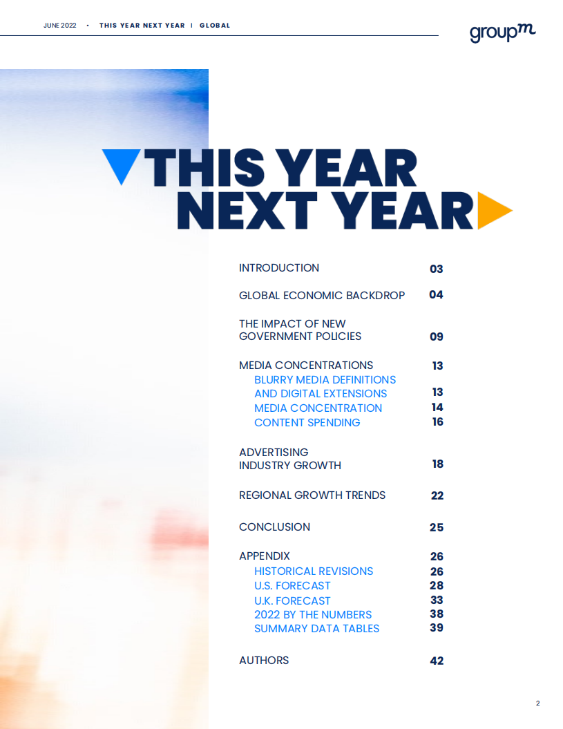 群邑集团（GroupM）：2022年全球广告市场年中预测报告（英文版）.pdf 第2页