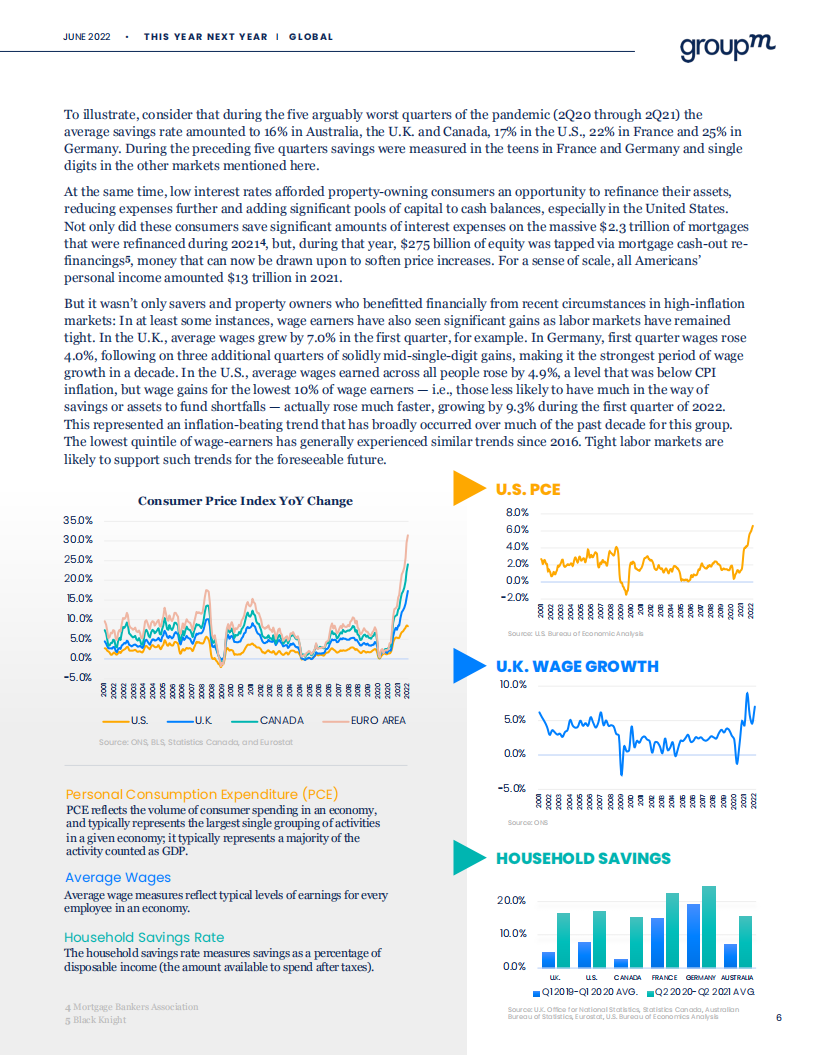 群邑集团（GroupM）：2022年全球广告市场年中预测报告（英文版）.pdf 第6页