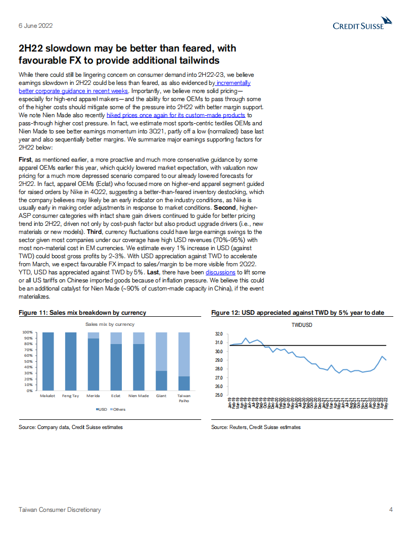 瑞信（Credit Suisse）：中国消费行业-台湾地区非必需消费品市场分析报告-克服周期性逆风（英文版）.pdf 第4页