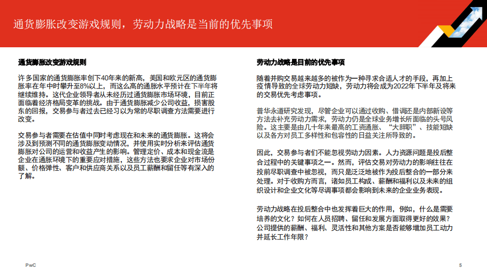 普华永道：2022年全球并购行业趋势回顾及下半年展望报告.pdf 第5页