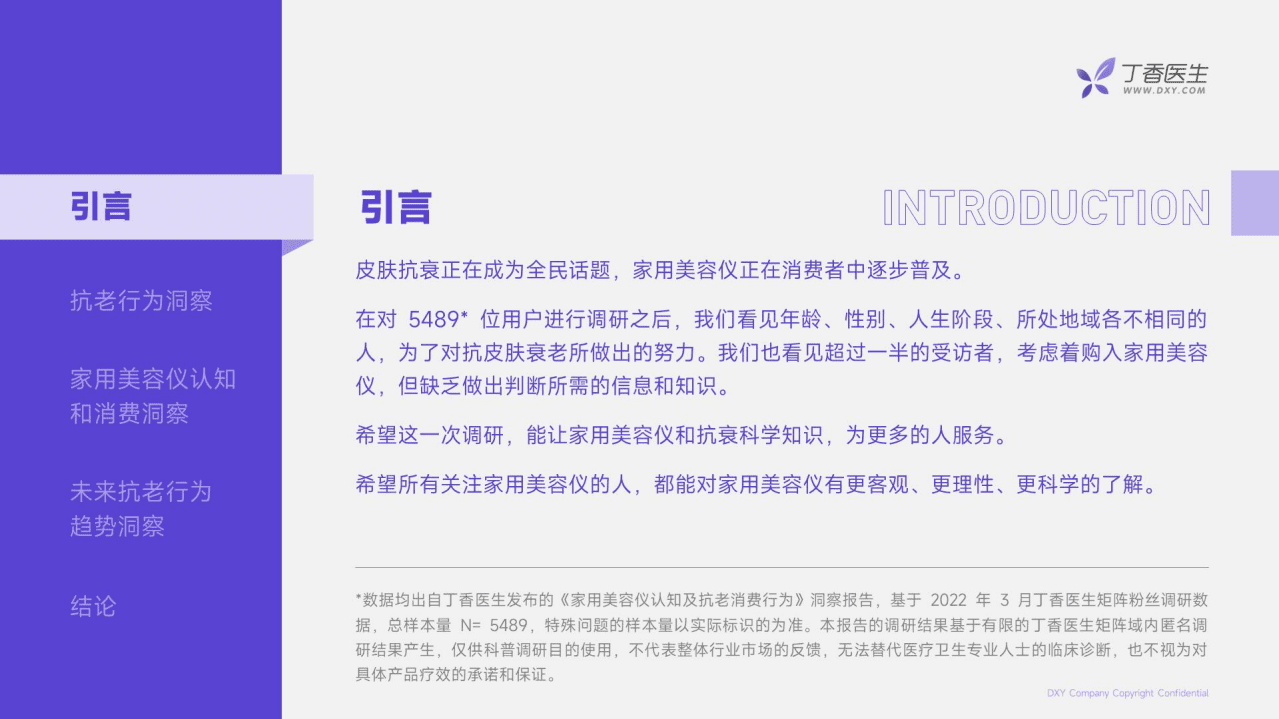 丁香医生：2022家用美容仪认知及抗老消费行为调研报告.pdf 第5页