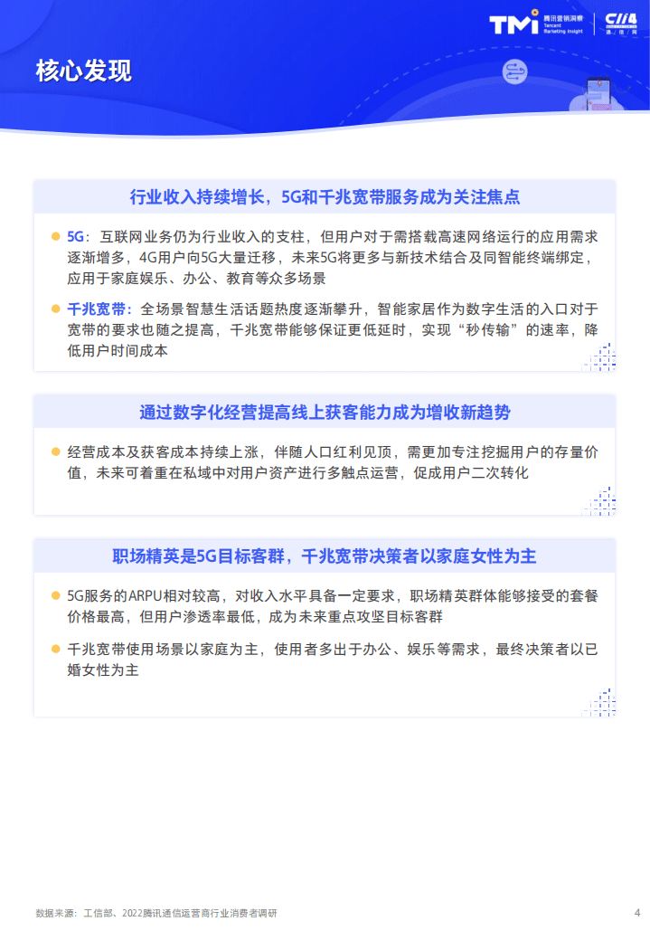 腾讯营销：2022腾讯运营商个人及家庭市场增长洞察白皮书-5G时代的新机会.pdf 第4页