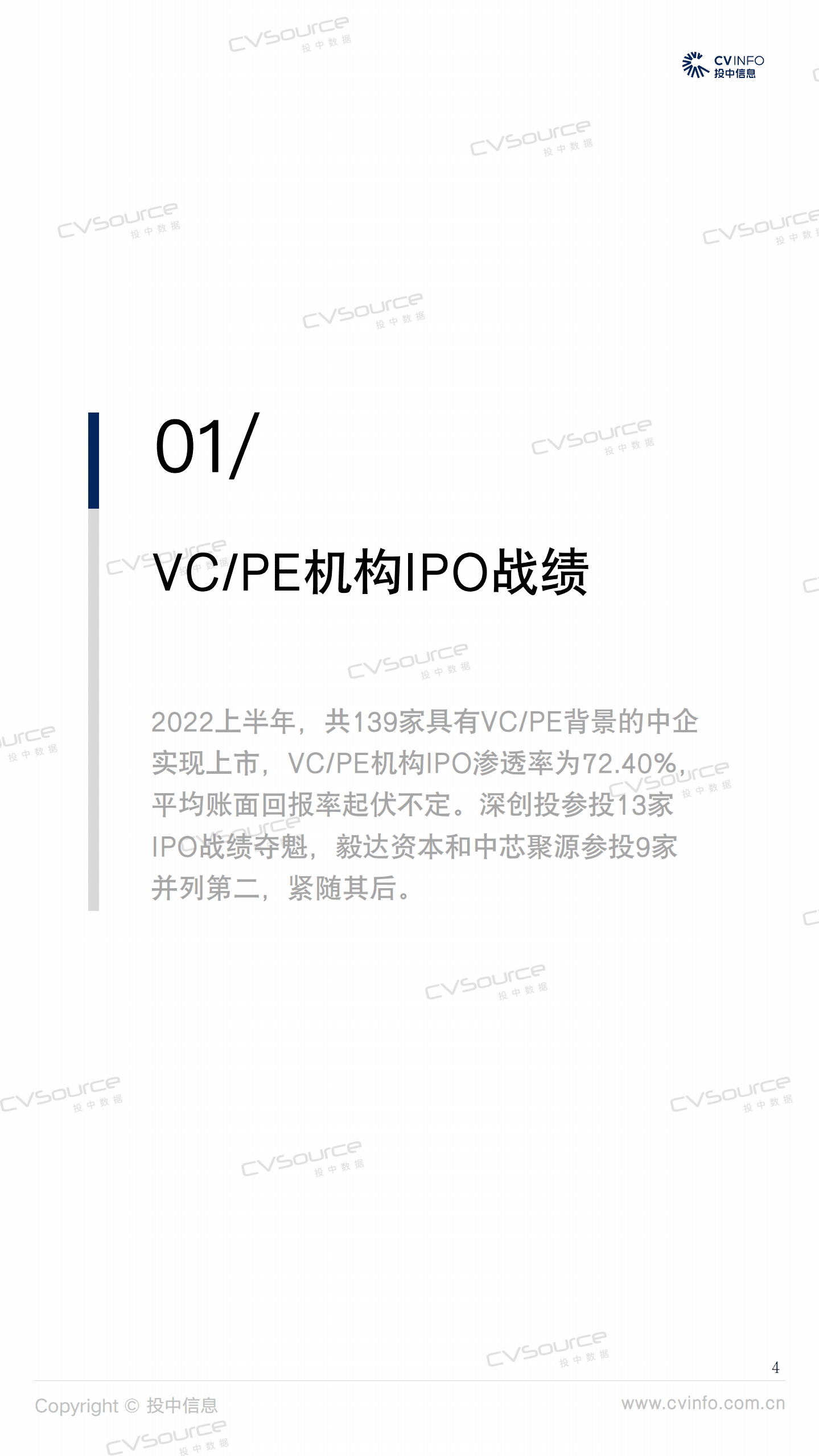 投中统计：2022上半年机构IPO战绩出炉-深创投战绩夺魁.pdf 第4页
