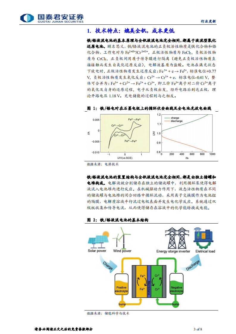 储能行业更新：源广流长，“铬”显神通-铁／铬液流电池储能技术产业向前迈进-国泰君安.pdf 第3页