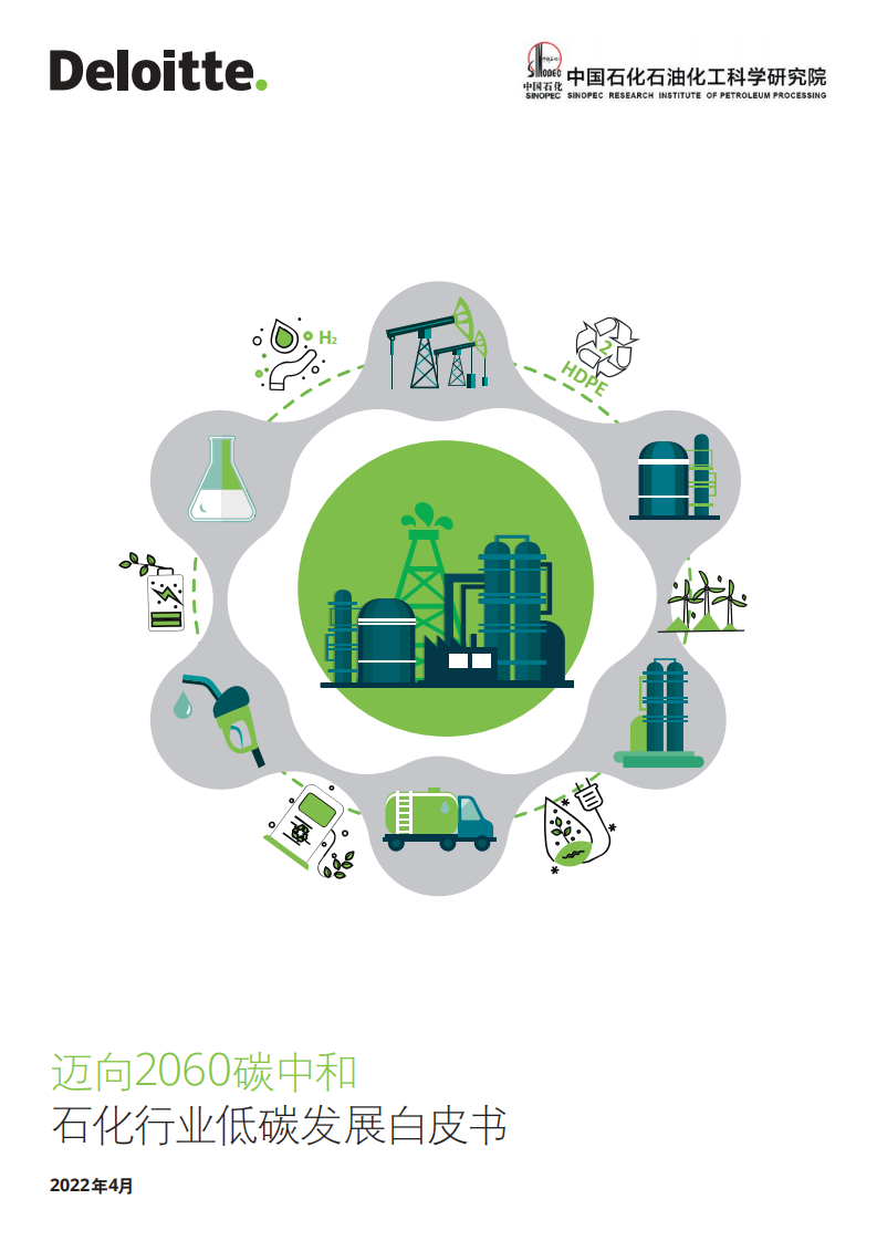 德勤-迈向2060碳中和，石化行业低碳发展白皮书.pdf 第1页