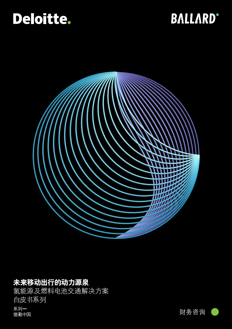 德勤：氢能源及燃料电池交通解决方案.pdf 第1页