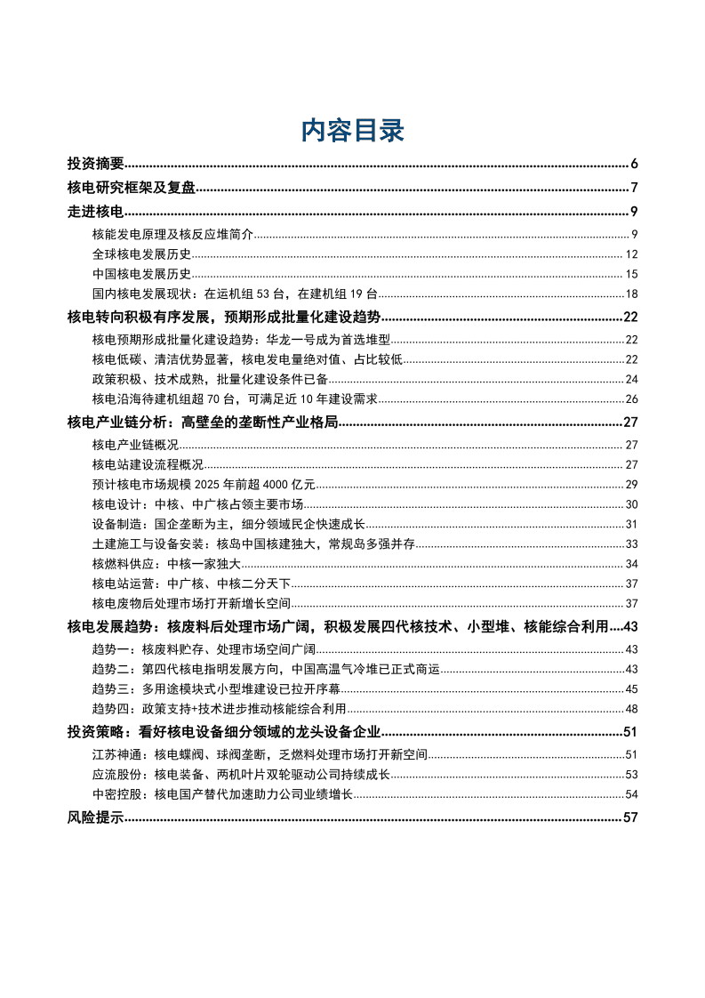 2022年核电行业专题分析报告.pdf 第2页