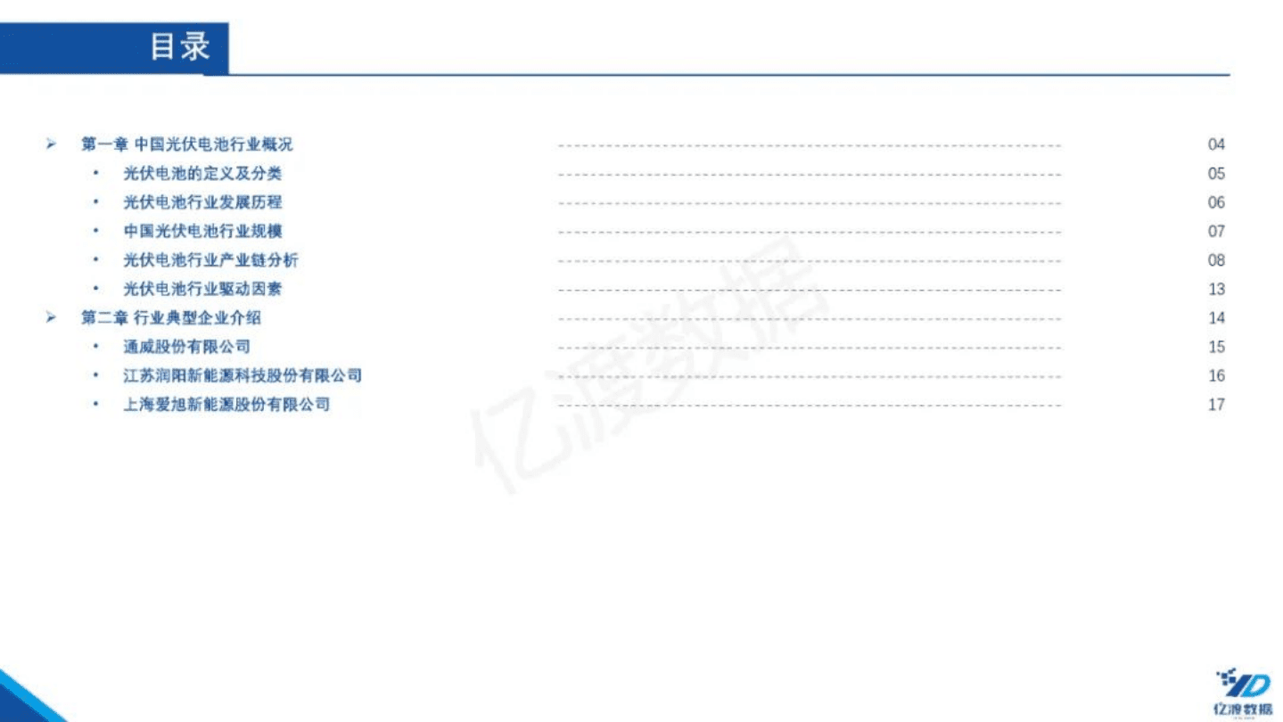 亿渡数据：2022年中国光伏电池行业短报告.pdf 第2页