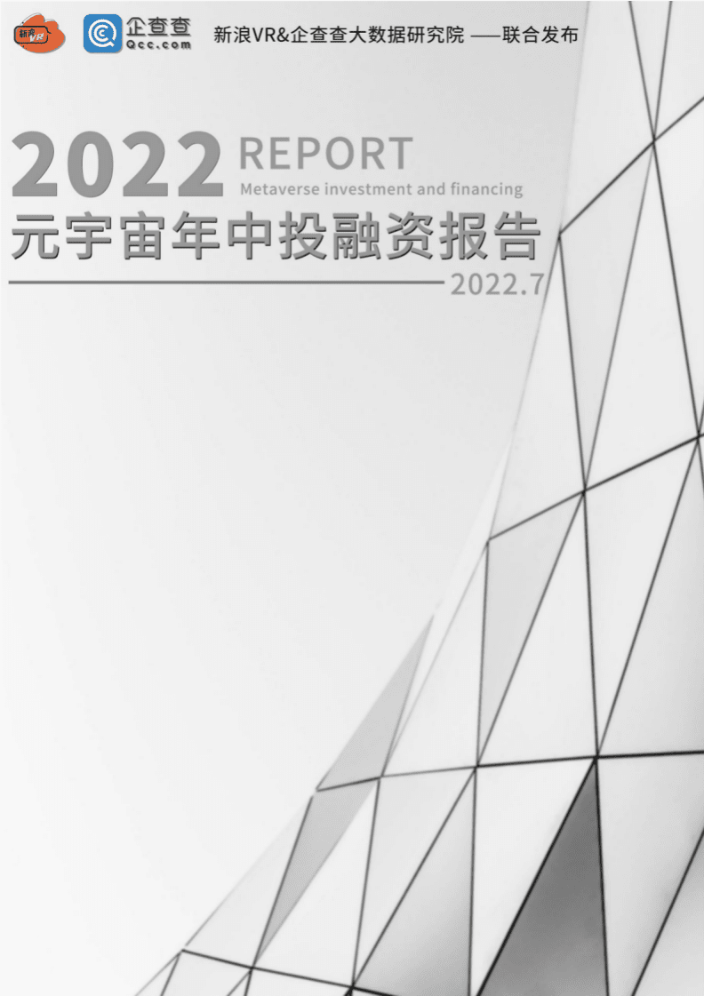 元力社：2022元宇宙年中投融资报告.pdf 第1页