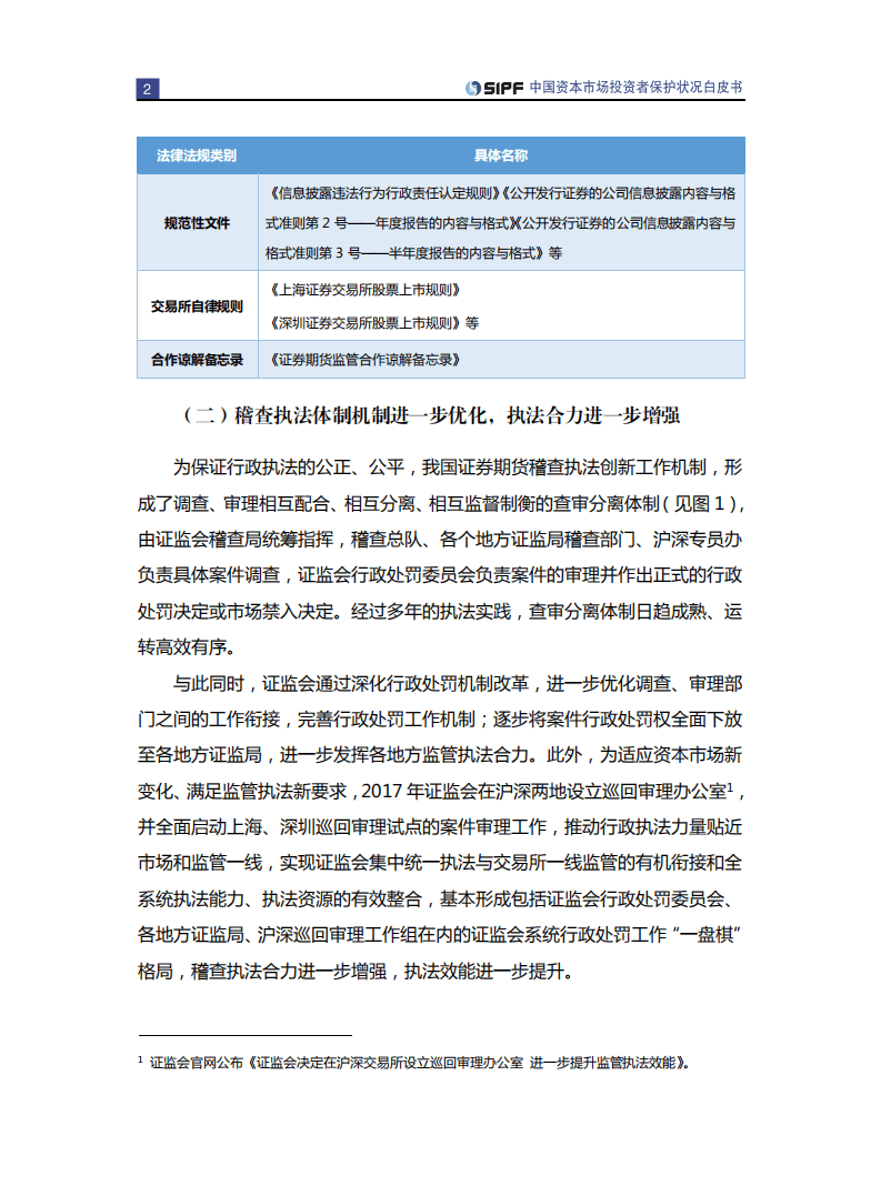 SIPF：中国资本市场投资者保护状况白皮书&mdash;2017年度证券期货稽查执法投资者保护评价报告.pdf 第6页