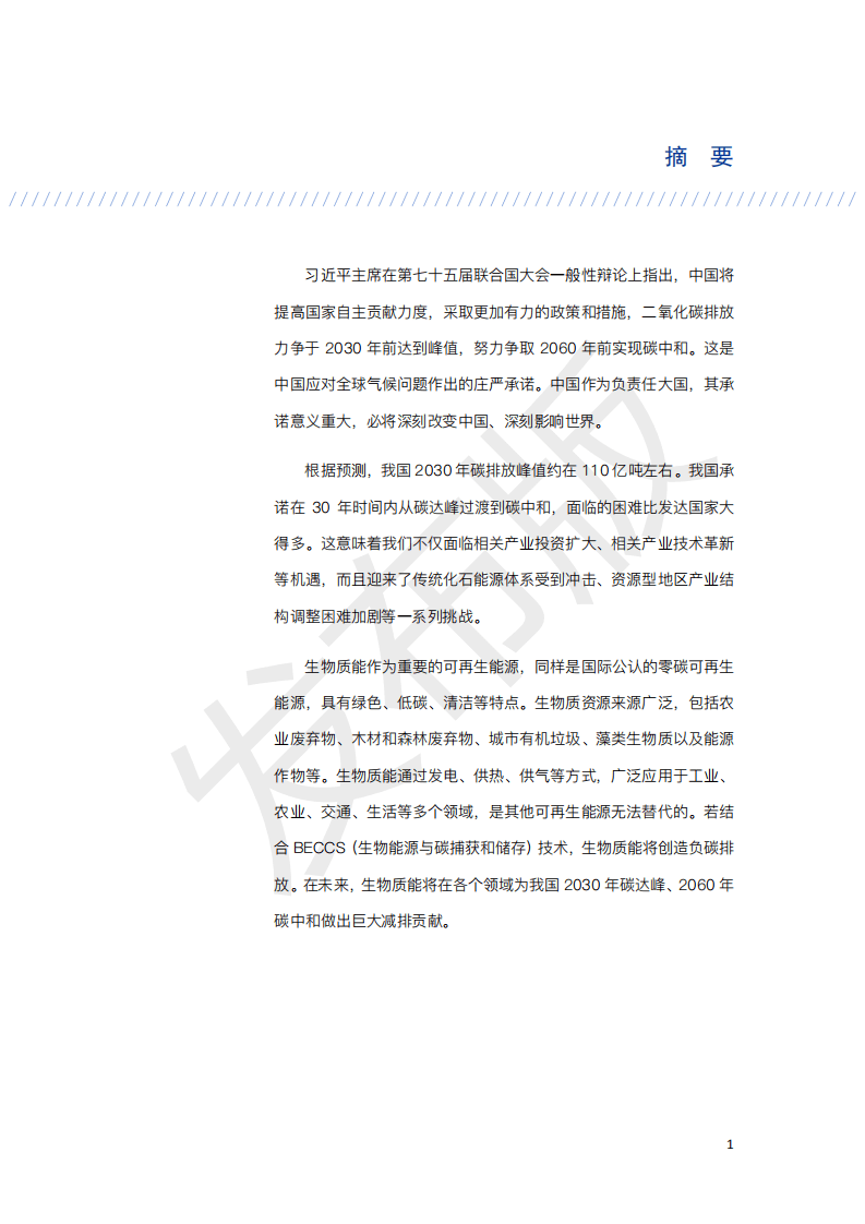 2021零碳生物质能蓝皮书：产业预测与碳减排路径（3060零碳生物质能潜力蓝皮书 - 发布版）.pdf 第4页
