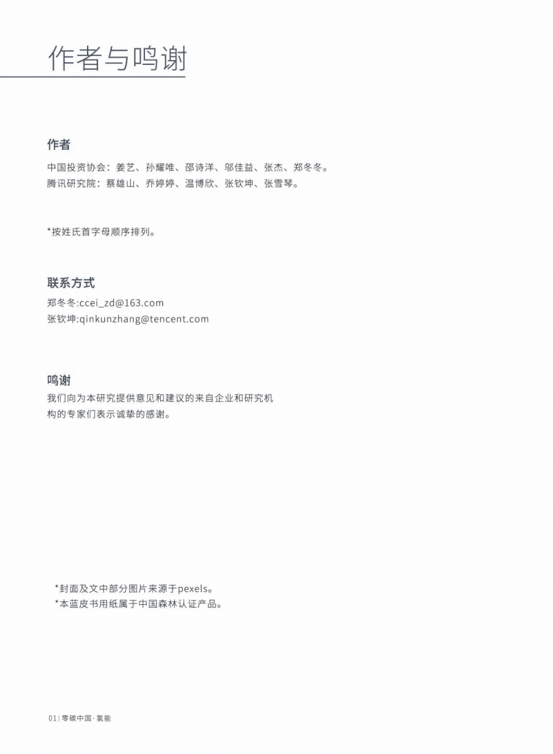 2021零碳中国&middot;氢能蓝皮书&mdash;执行摘要.PDF 第2页