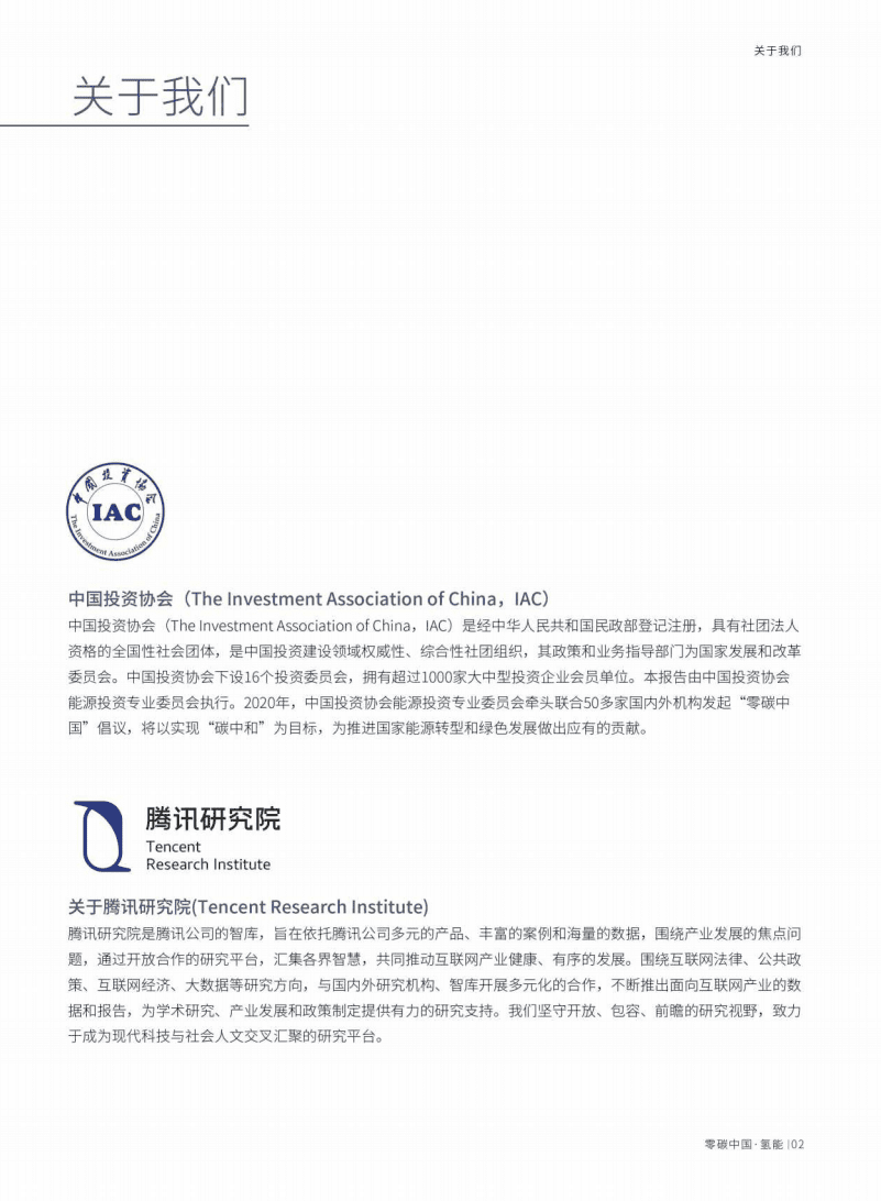 2021零碳中国&middot;氢能蓝皮书&mdash;执行摘要.PDF 第3页
