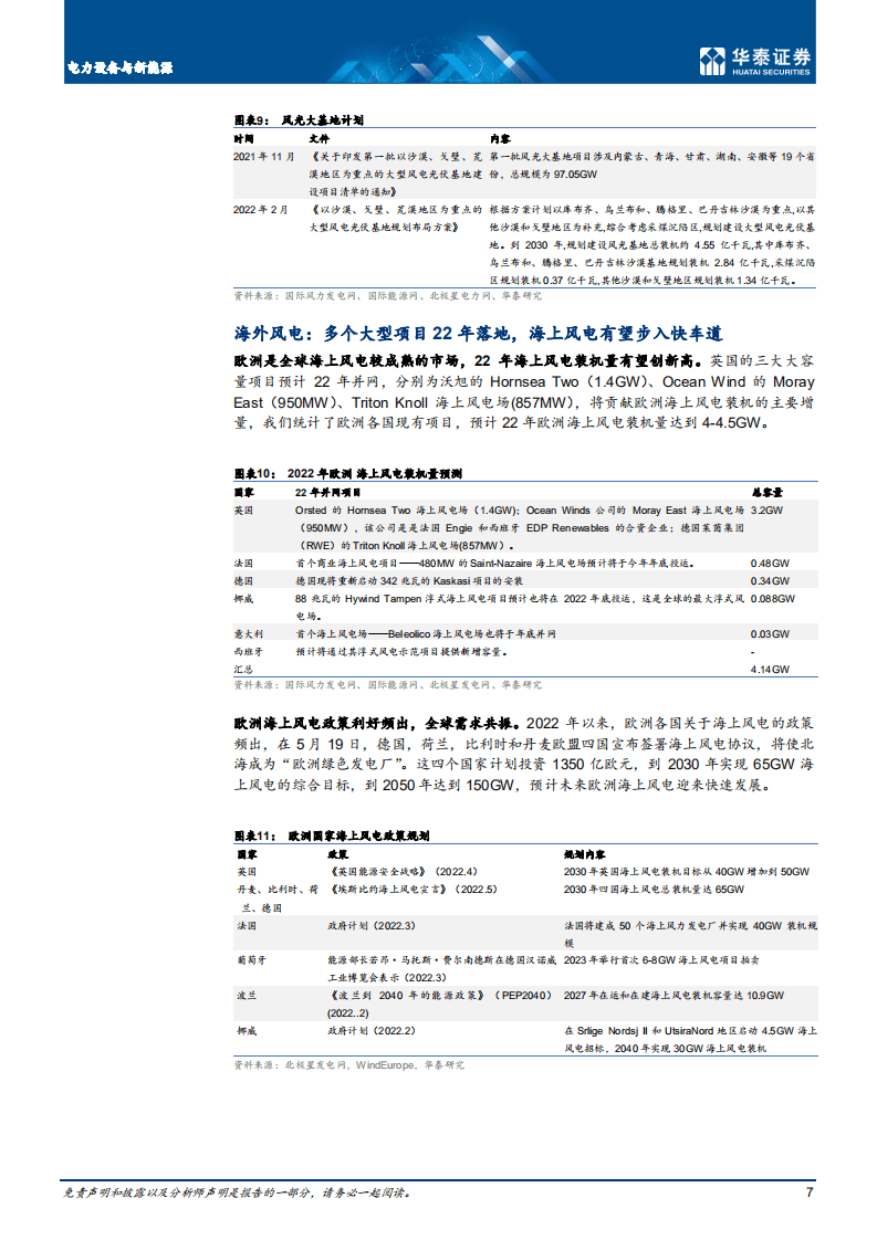 风电：全球需求共振，行业拐点初现-华泰证券.pdf 第7页