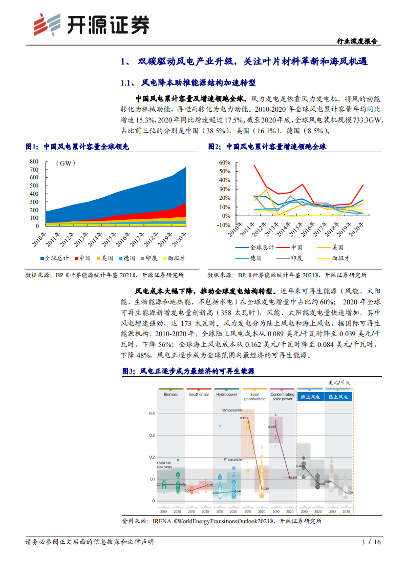 风电材料：看好叶片材料革新以及海风机遇.pdf 第3页