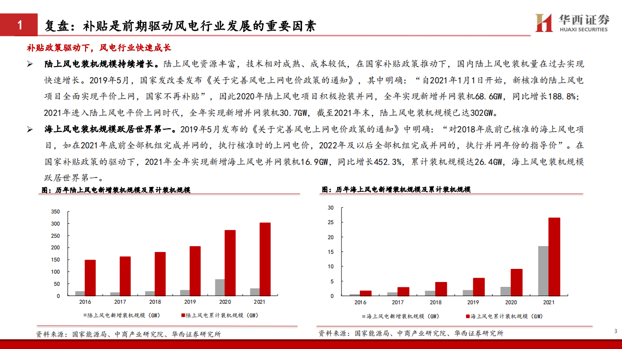 风电行业专题报告：大型化驱动降本提速，风电行业顺势启航-华西证券.pdf 第4页