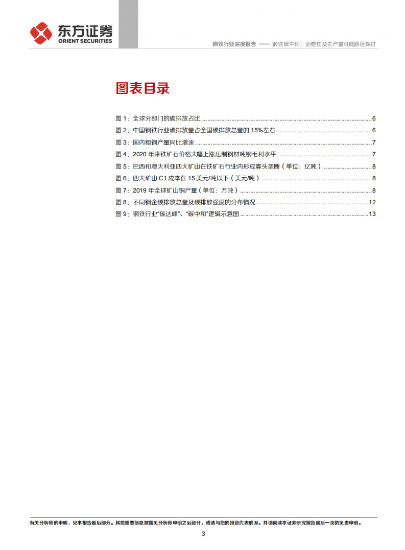 钢铁碳中和1：必要性及去产量可能路径探讨.pdf 第3页
