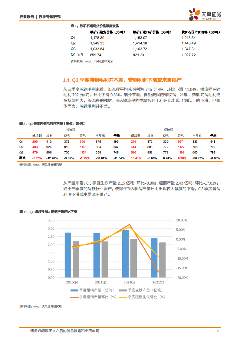 钢铁行业：减产效果如何？吨钢毛利扩大何时扩大？.pdf 第6页