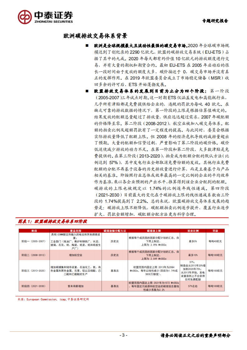 钢铁行业：欧洲钢企碳排放成本研究-中泰证券.pdf 第3页
