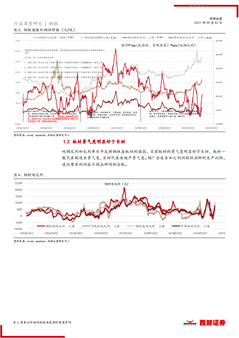 钢铁行业深度：钢铁减碳势在必行，吨钢毛利有望继续扩张-西部证券.pdf 第6页
