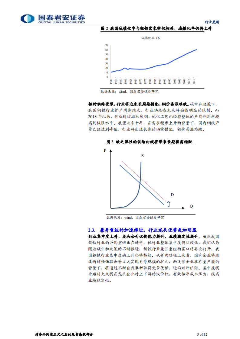 钢铁行业碳中和系列研究之二：我们正站在钢铁行业新繁荣的起点-国泰君安.pdf 第5页