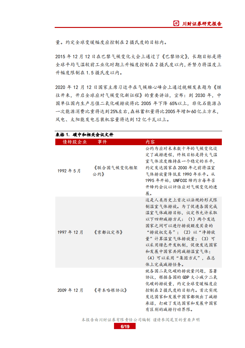 2021年两会新能源政策解读：加快推动经济转型，实现碳中和目标-川财证券.pdf 第6页