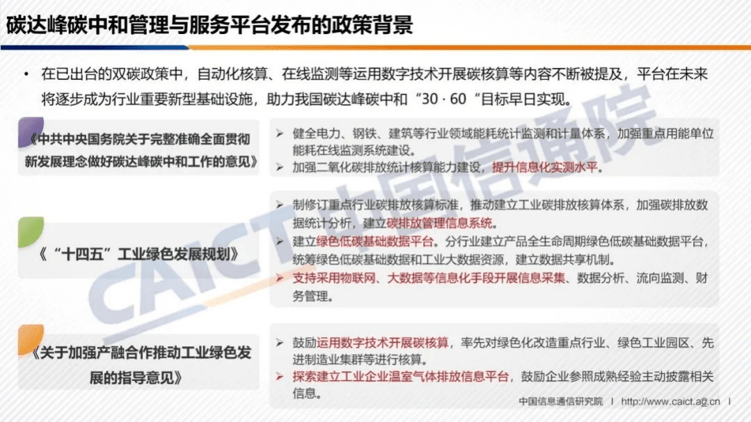中国信通院：2021碳达峰碳中和管理与服务平台解析报告.pdf 第2页