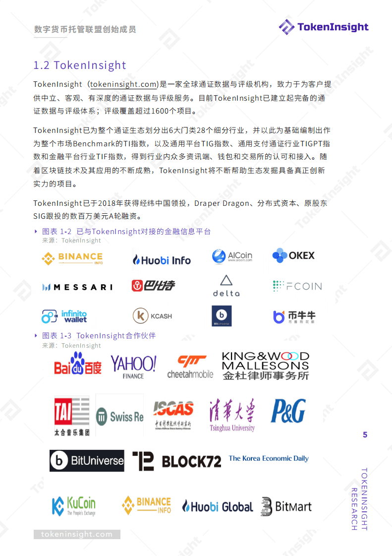 TokenInsight：2019数字货币托管联盟白皮书.pdf 第5页