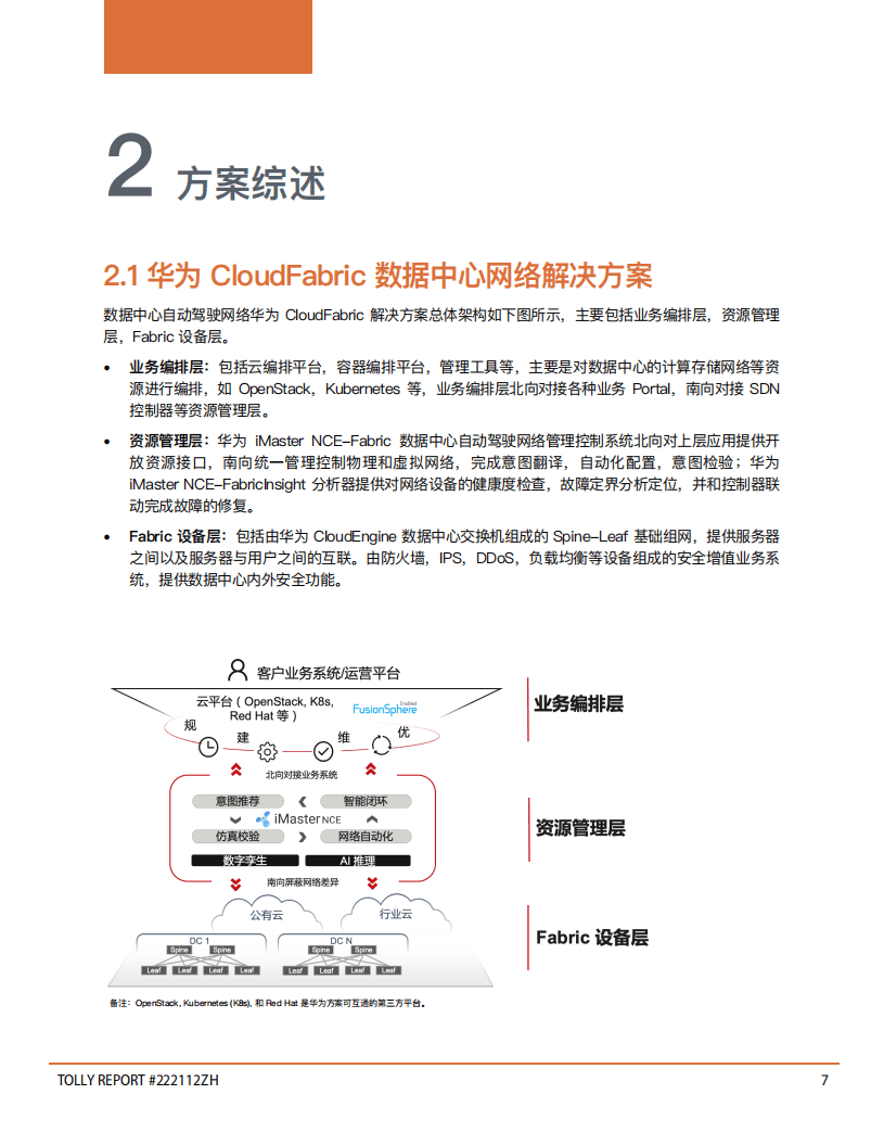 Tolly：2022数据中心自动驾驶网络对比测试报告.pdf 第7页