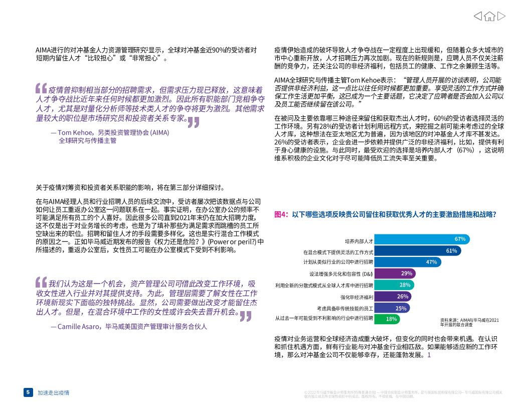 毕马威：2022全球对冲基金行业：洞察创造机遇，如何加快走出疫情.pdf 第6页