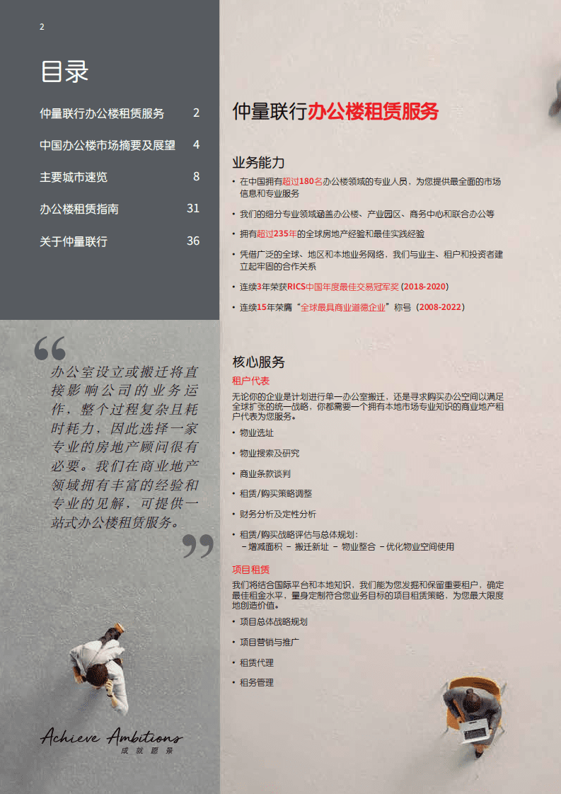 仲量联行：2022中国办公楼租赁指南.pdf 第2页