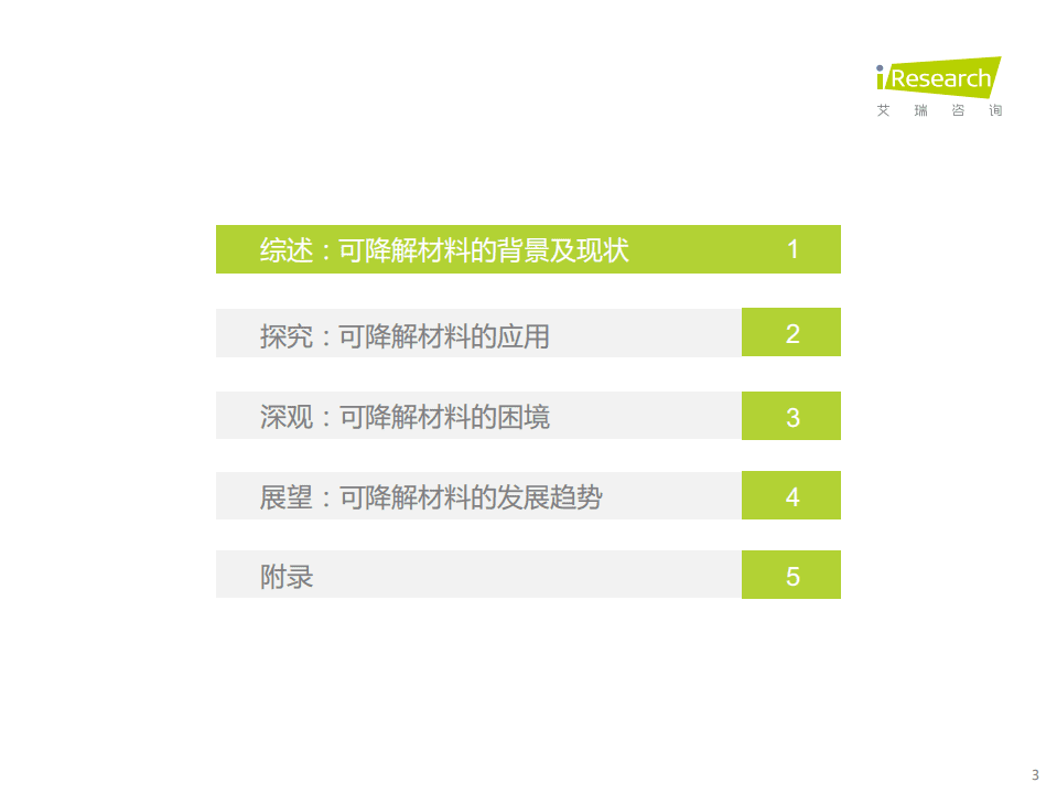 2022年中国可降解材料市场研究报告-艾瑞咨询.pdf 第3页