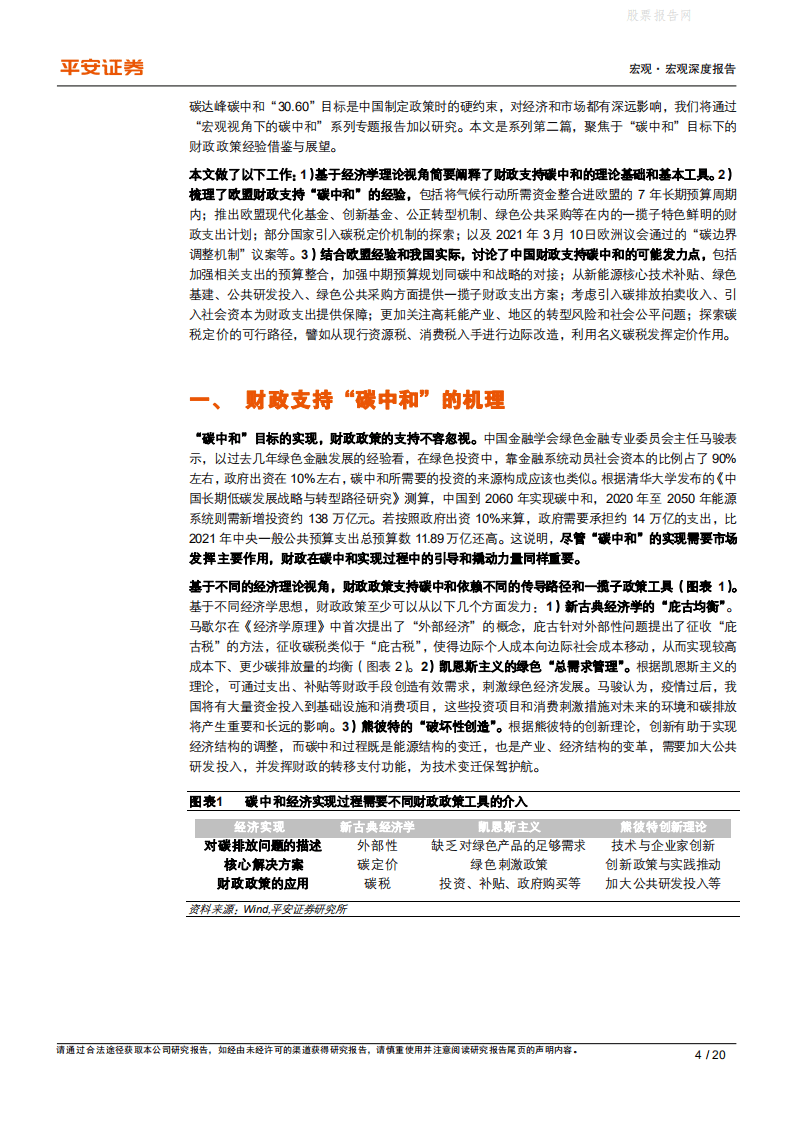 宏观视角下的碳中和（二）：财政视角下的碳中和-平安证券.pdf 第4页