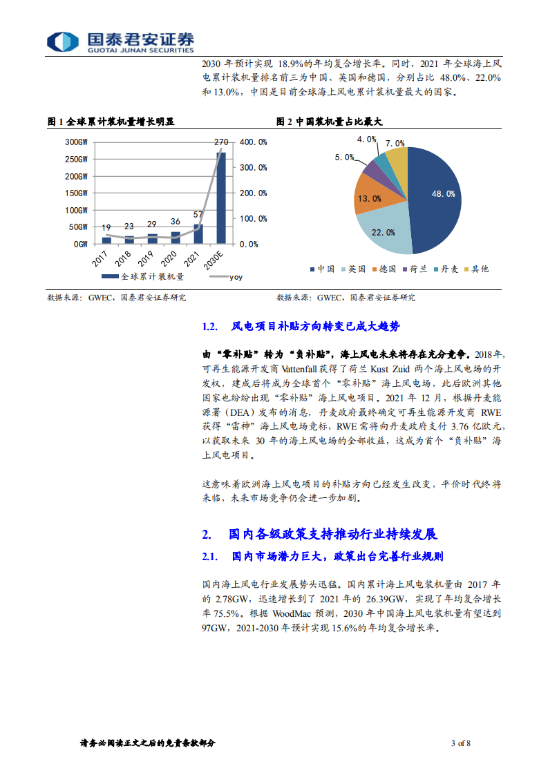 海上风电系列3：“省补”接力“国补”，助推平价上网-国泰君安.pdf 第3页