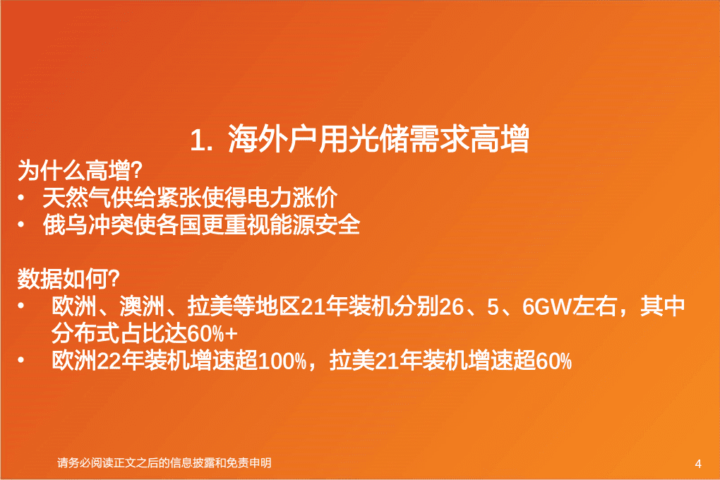海外户用光储景气上行，我们看好什么？-天风证券.pdf 第4页