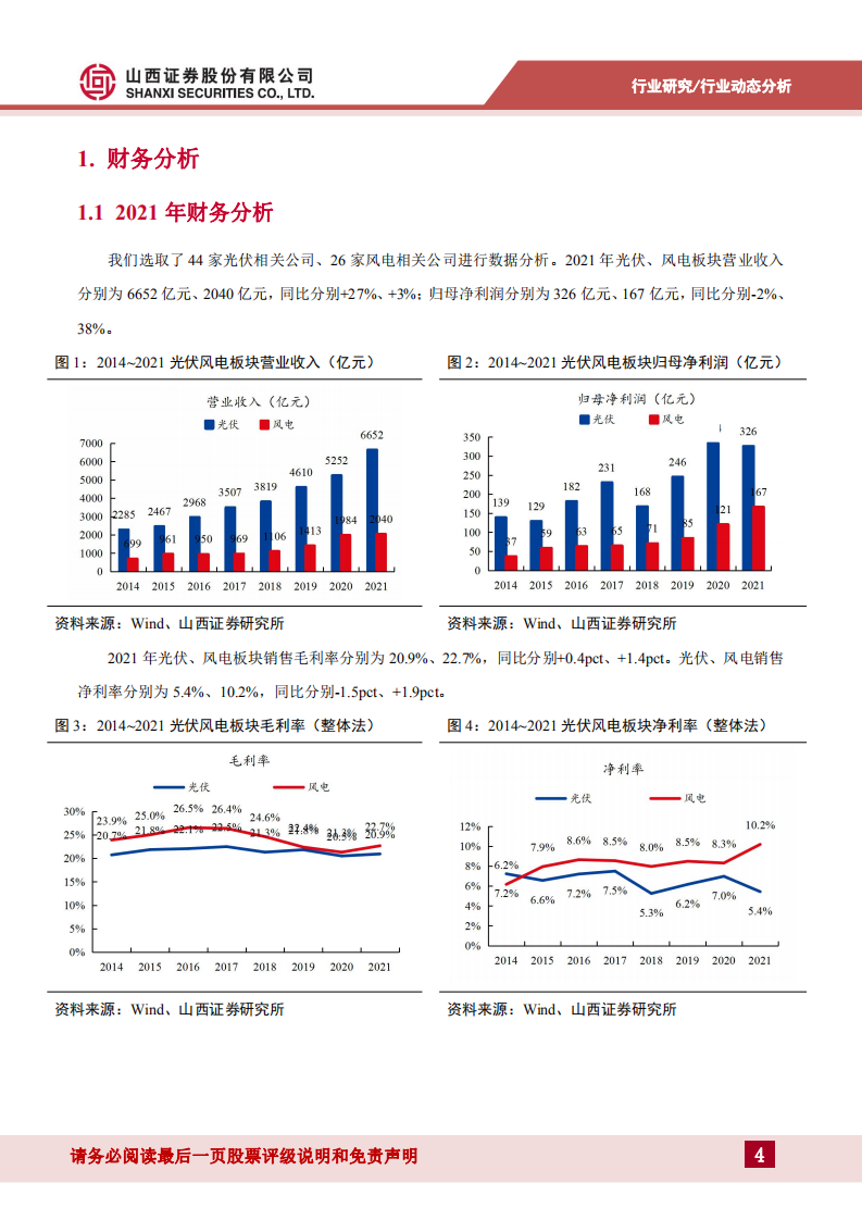 光伏风电行业分析：2021及2022Q1业绩总结及展望-山西证券.pdf 第4页