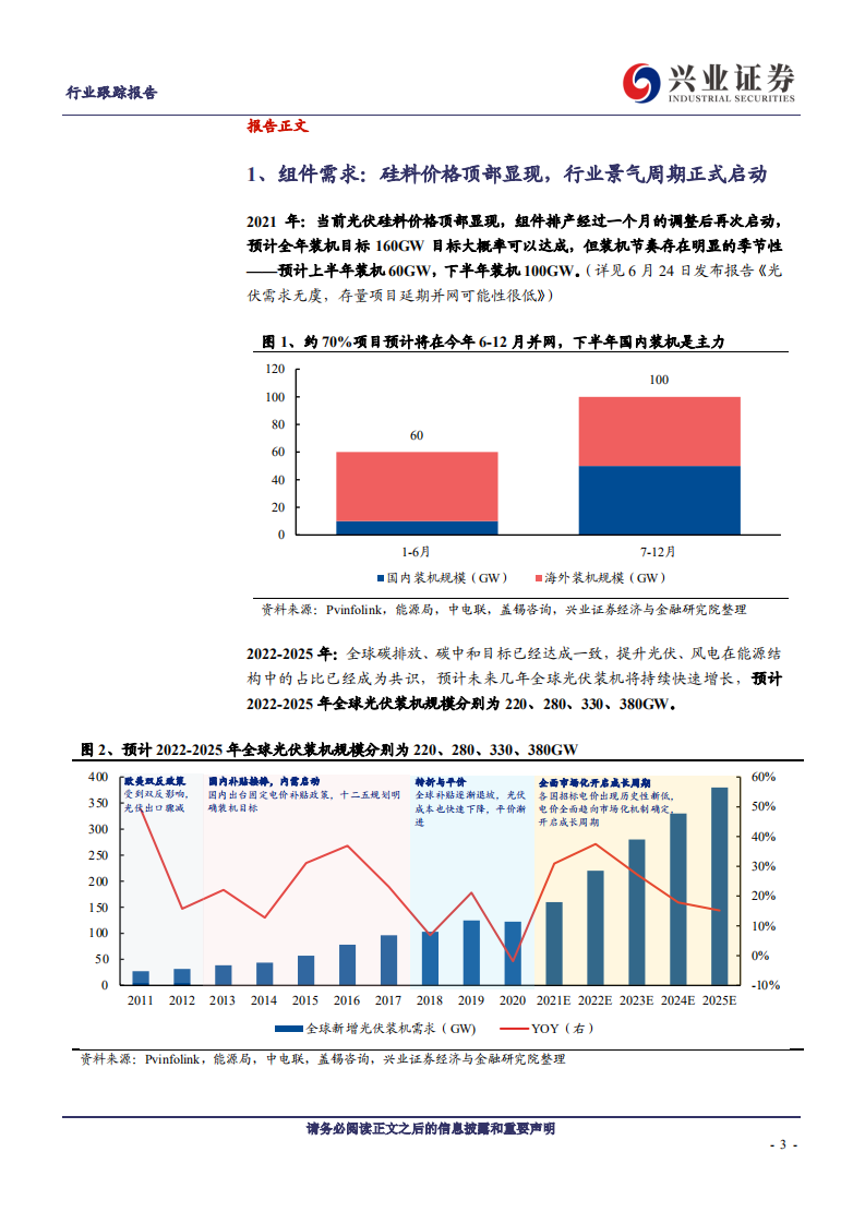光伏设备行业跟踪报告：全球低碳转型背景下光伏需求强势启动，光伏级EVA粒子长期紧平衡-兴业证券.pdf 第3页