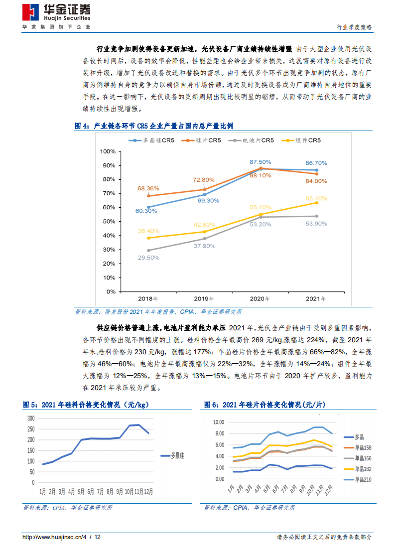 光伏行业季度策略：技术变革进入加速期，设备公司业绩高增-华金证券.pdf 第4页