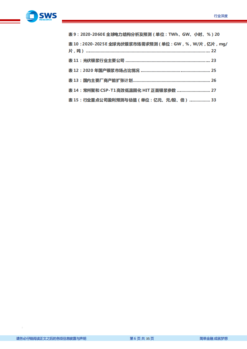 光伏银浆：国产替代进程加速，低温银浆空间广阔-申万宏源.pdf 第6页