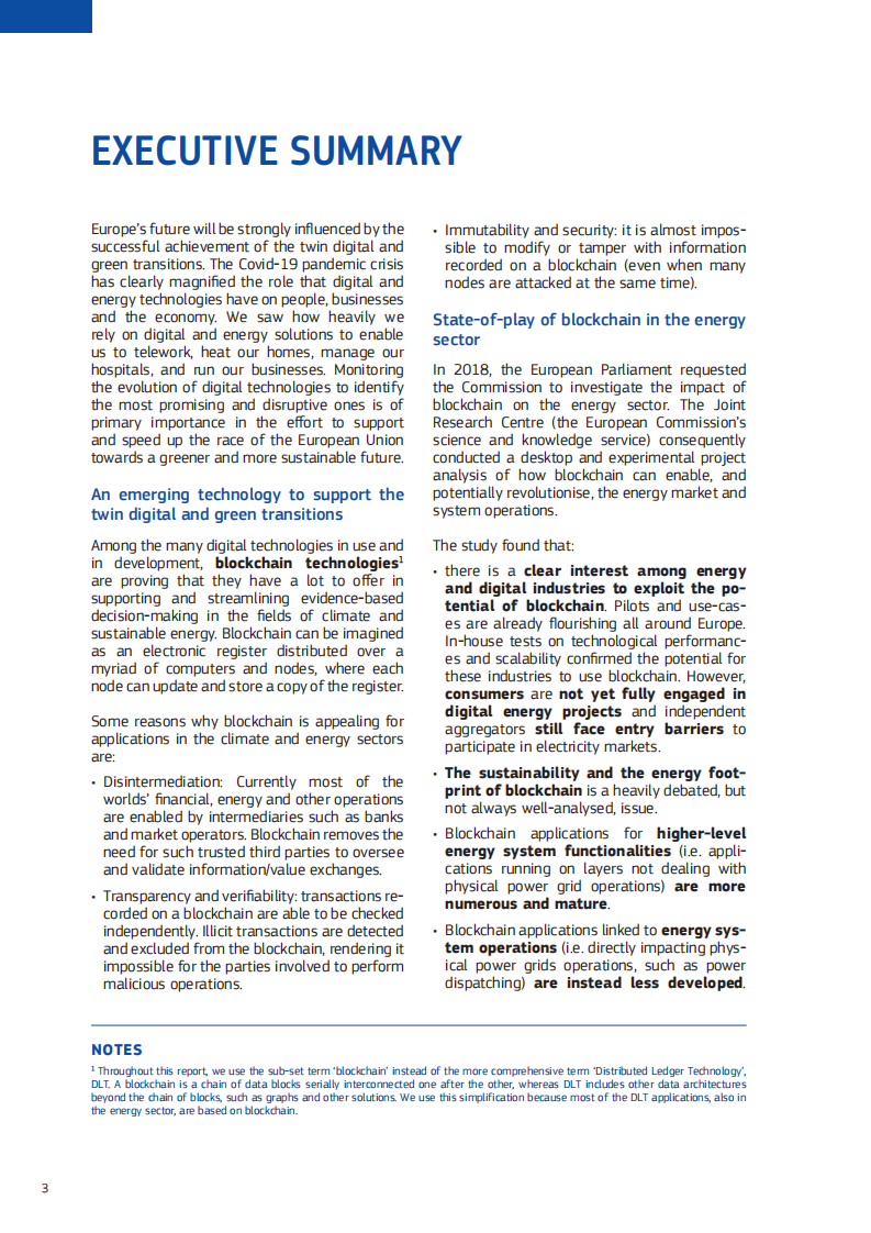 能源转型中的区块链解决方案：验证据和政策建议（英）-欧盟委员会.pdf 第6页