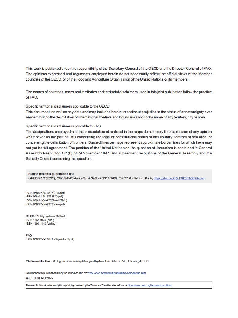 经合组织&粮农组织：2022-2031年农业展望报告.pdf 第3页
