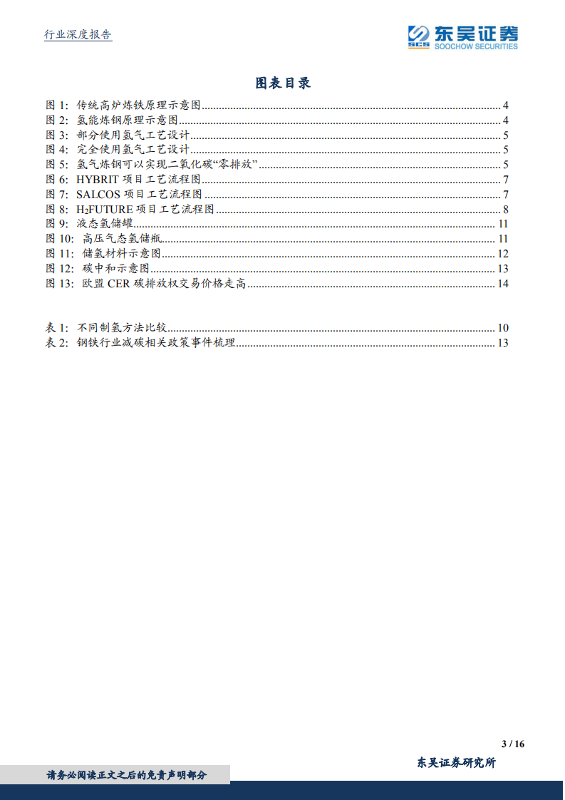 东吴证券-碳中和系列报告（六）：氢能炼钢，技术、经验与前景.pdf 第3页